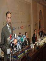 Ahsan Iqbal at Serena Hotel