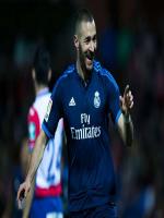 Karim Benzema looks