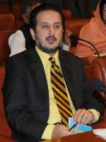 Sardar Awais Ahmad Khan Leghari in Assembly