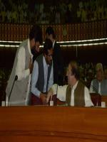 Sahibzada Faiz Ul Hassan with PM