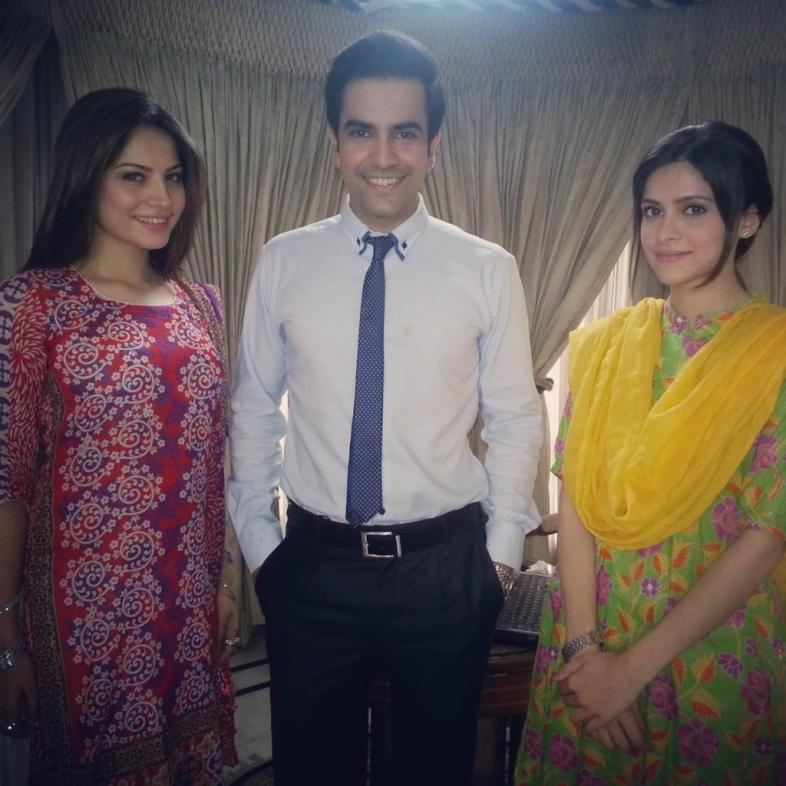 Junaid Khan with Pakistani Actresses