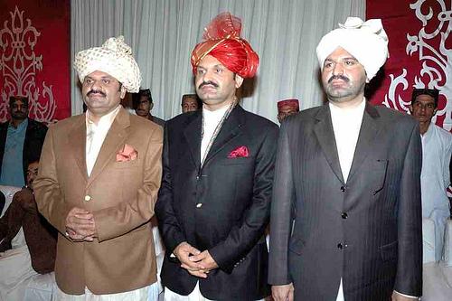 Sardar Ali Muhammad Khan Mahar with brothers
