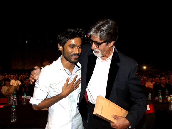 Dhanush with Bachchan