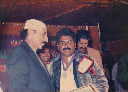 Syed Ghulam Mustafa Shah with Qaim Ali Shah