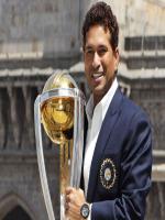 Sachin Ramesh Tendulkar receiving Trophy