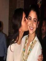 deepika kiss Anushka Sharma in party