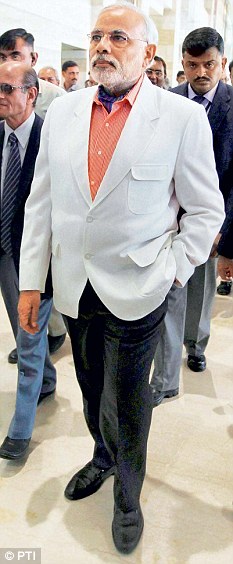 Narendra Modi in suits