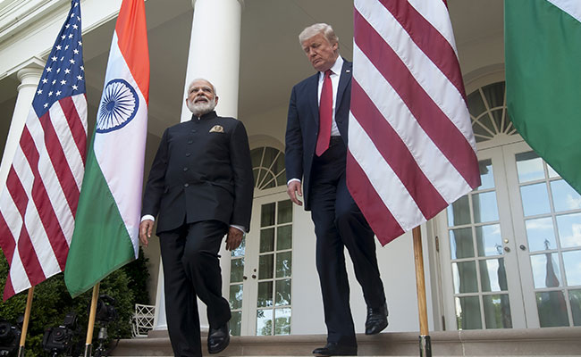 Narendra Modi Meet Donald Trump 2017 Photo