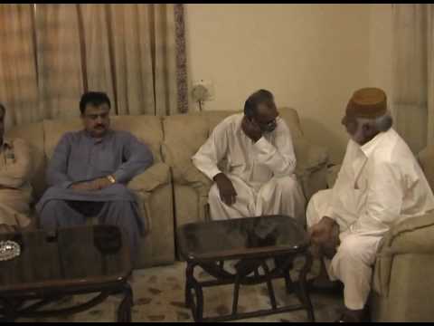 Rafique Ahmed Jamali with party members