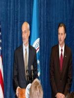 R. David Paulison with Michael Chertoff