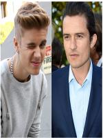 Justin Bieber and Orlando Bloom