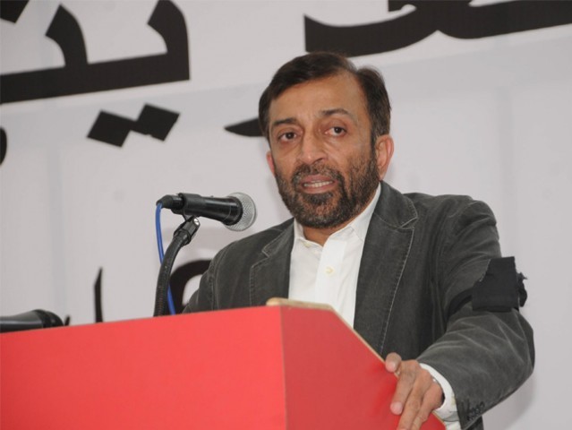 Doctor Muhammad Farooq Sattar Addressing