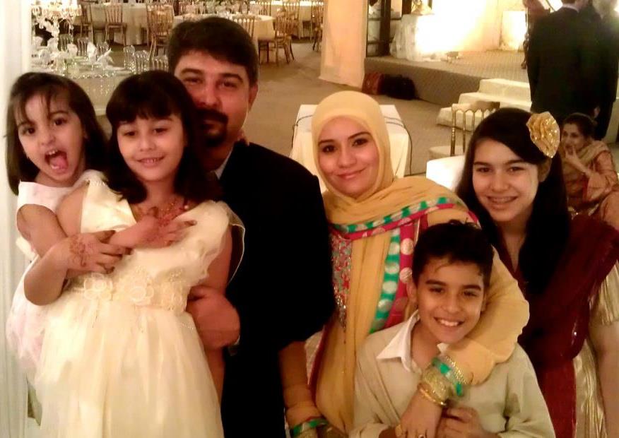 Syed Ali Raza Abidi with Family
