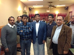 Muhammad Muzammil Qureshi with Party Members