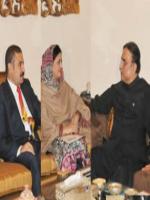 Mahreen Razaque Bhutto with Zardari