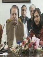 Marvi Memon with Nawaz Sharif