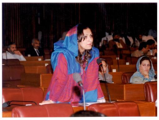 Marvi Memon in Assembly