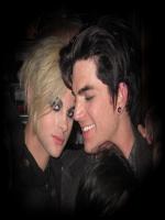 Adam Lambert with his boyfriend Tommy