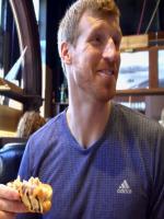 Matt Bonner Eating Food