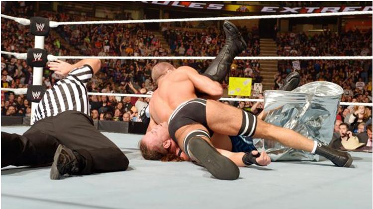 Antonio Cesaro defeated Jack Swagger and Rob Van Dam in a triple threa