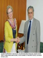 Mohammad Ishaq Dar With Ambassador