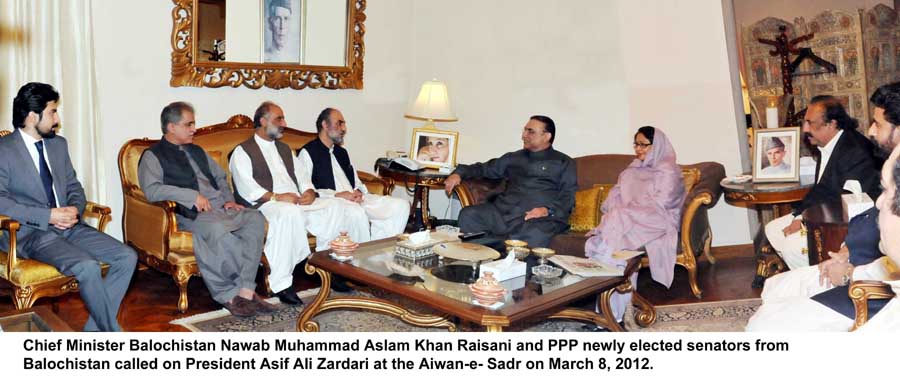Nawabzada Saifullah Magsi with Zardari