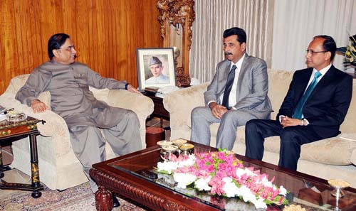 Saeed Ghani With Zardari