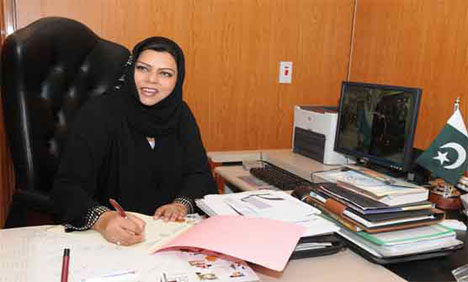Sehar Kamran in Office