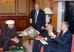 Sharifuddin Pirzada With Sheikh Rasheed