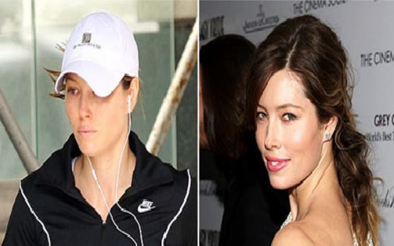 Jessica Biel without makeup