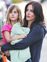 Courteney Cox with Kid