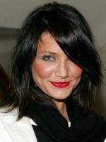 Cameron Diaz with black hair