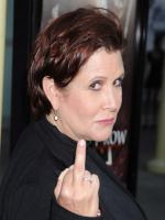 Carrie Fisher Finger