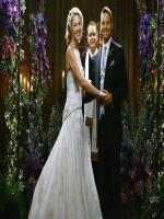 Katherine Heigl at wedding stage