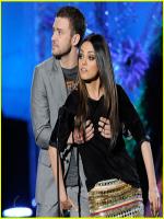 Mila Kunis with justin