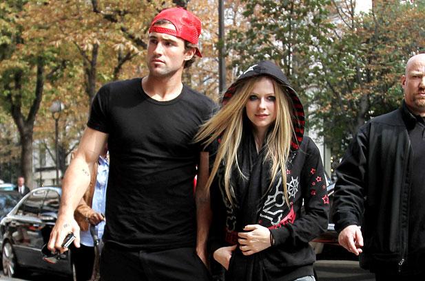 Avril Lavigne with Brody