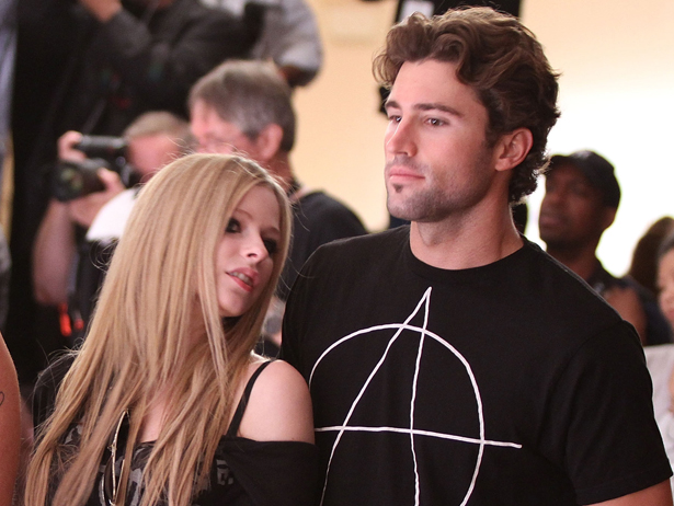Avril Lavigne with boyfriend