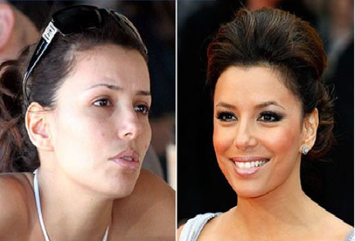 Eva Longoria without makeup