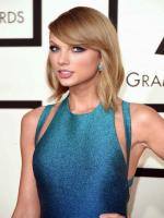 Taylor Swift In Blue Dress