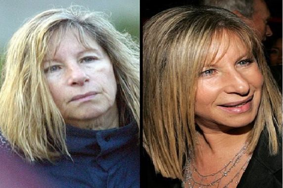 Barbara Streisand without makeup