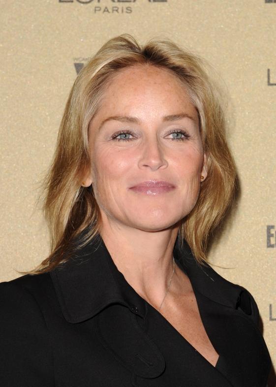 Sharon Stone in Silver