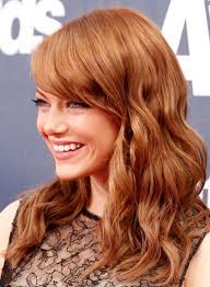 Emma Stone with brown hair