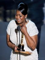 Octavia Spencer Emotional while receiving an award