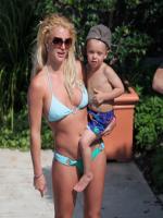 Britney Spears with baby