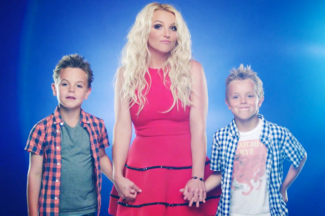 Britney Spears with Child
