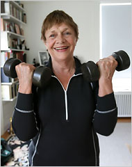 Estelle Parsons at Gym