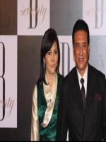 Danny Denzongpa With His Wife