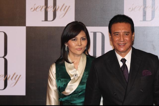 Danny Denzongpa With His Wife