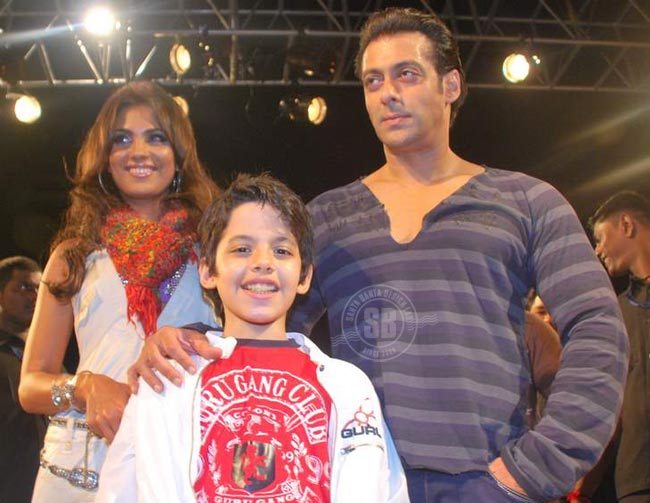 Darsheel Safary with Salman Khan