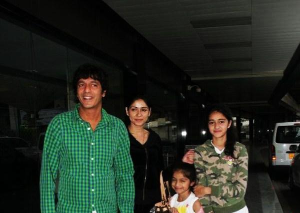 Chunky Pandey With Family